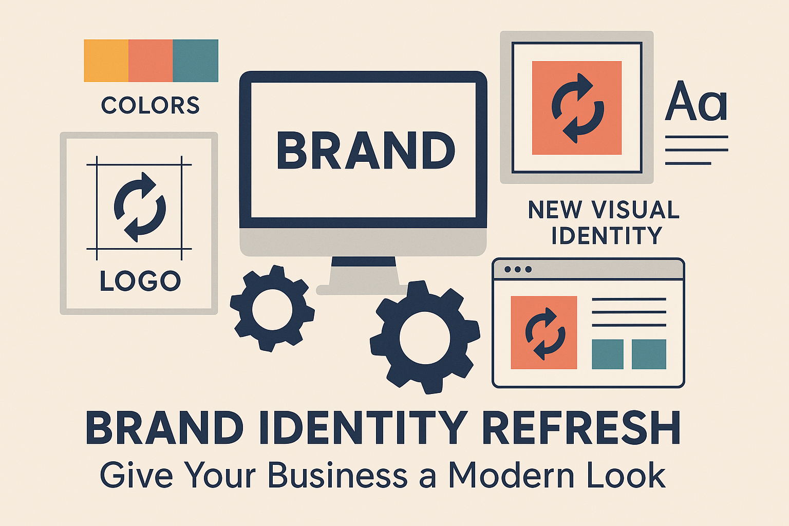 Brand Identity Refresh Services: Give Your Business a Modern Look