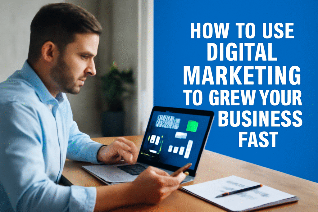 How to Use Digital Marketing to Grow Your Business Fast: A 2025 Guide